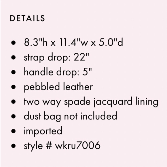 NWOT 🌺 Kate spade New York Jackson medium Satchel and trifold wallet - Picture 5 of 5